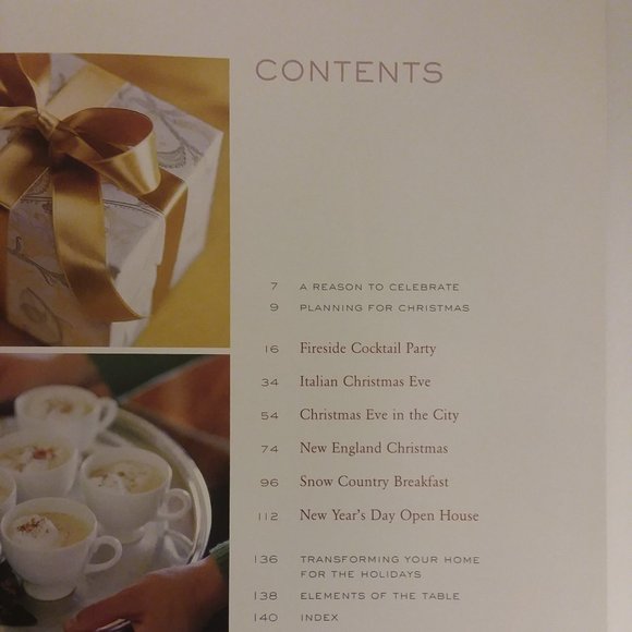 Williams & Sonoma Christmas/holiday Entertaining Hardcover Book - Picture 3 of 3